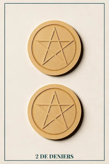 2 of Pentacles, Tarot de Marseille
