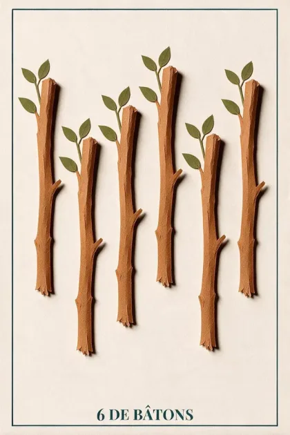 6 of Wands, Tarot de Marseille