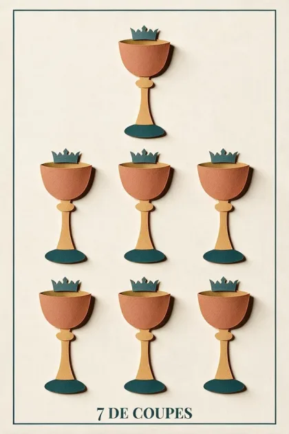 7 of Cups, Tarot de Marseille