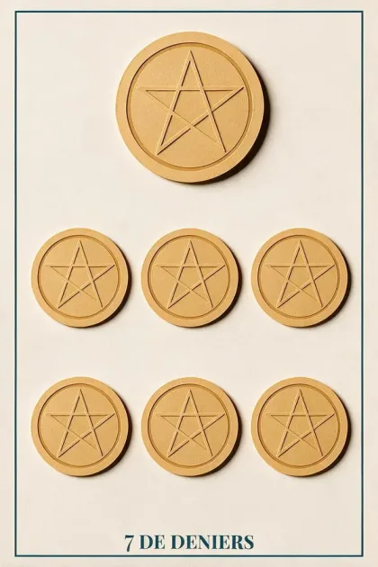 Sept de Deniers, Tarot de Marseille
