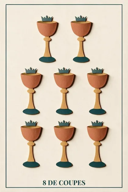 8 of Cups, Tarot de Marseille