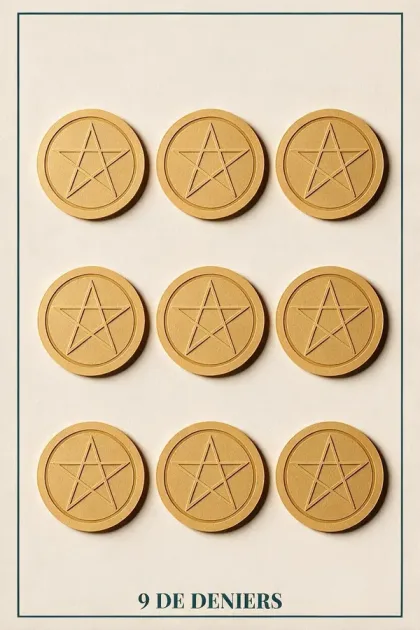 9 of Pentacles, Tarot de Marseille