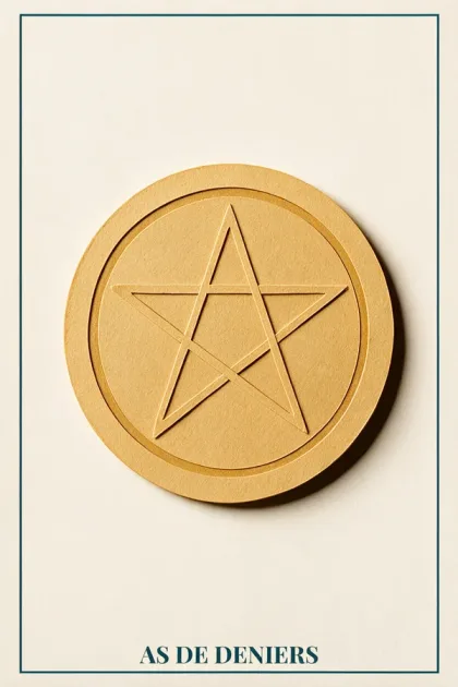 As de Deniers, Tarot de Marseille