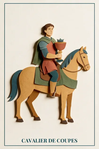 Knight of Cups, Tarot de Marseille