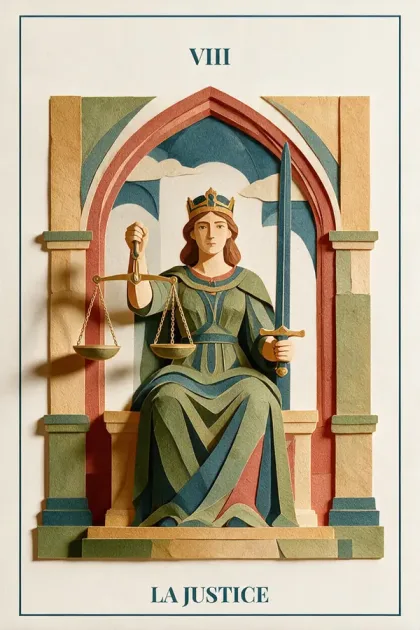Justice, Tarot de Marseille