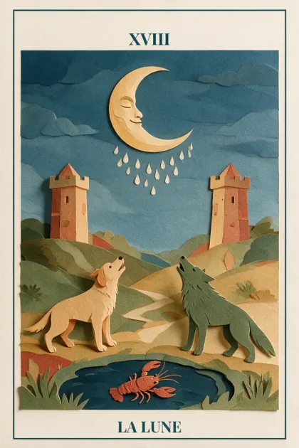 The Moon, Tarot de Marseille