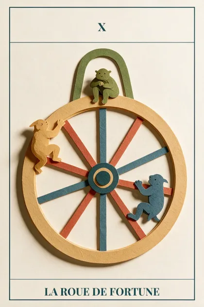 Wheel of Fortune, Tarot de Marseille