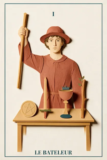 The Bateleur, Tarot de Marseille