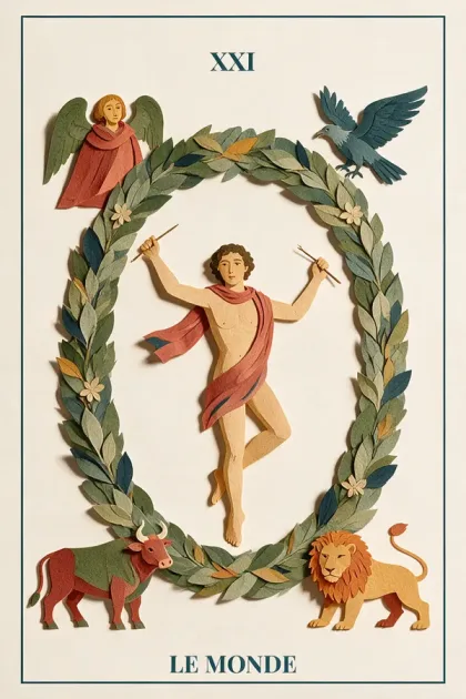 The World, Tarot de Marseille