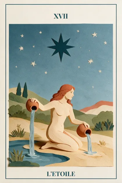 The Star, Tarot de Marseille