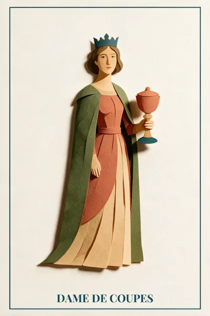 Queen of Cups, Tarot de Marseille