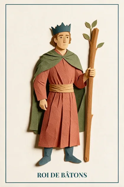 King of Wands, Tarot de Marseille