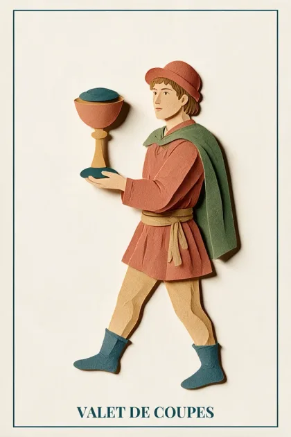 Valet de Coupes, Tarot de Marseille