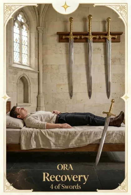 4 of Swords, Rider-Waite-Smith