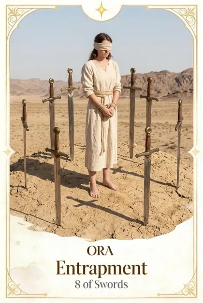8 of Swords, Rider-Waite-Smith