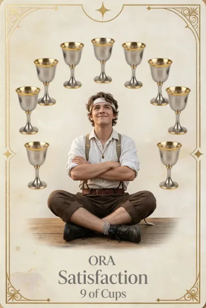 9 of Cups, Rider-Waite-Smith