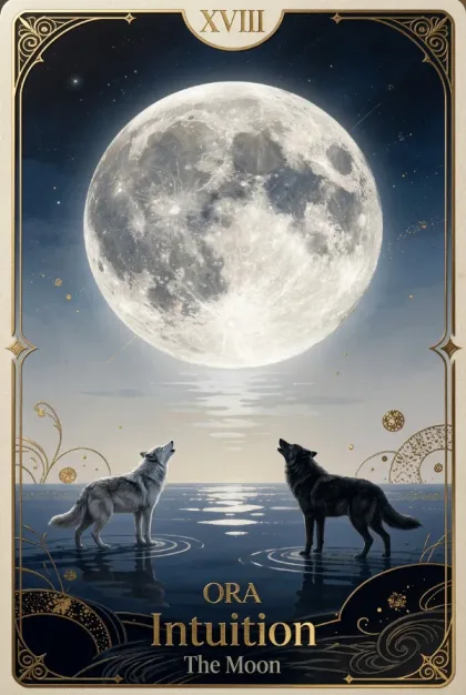 La Lune, Rider-Waite-Smith