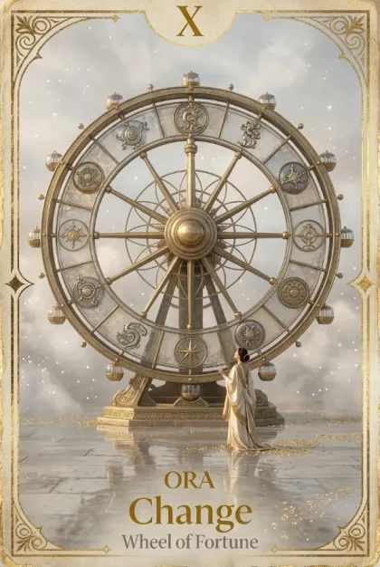 La Roue de Fortune, Rider-Waite-Smith