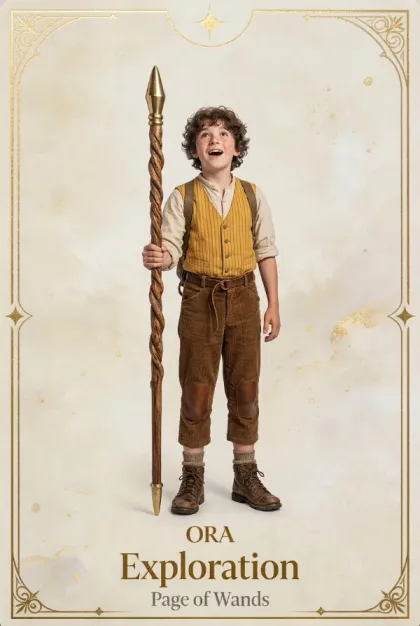 Page of Wands, Rider-Waite-Smith