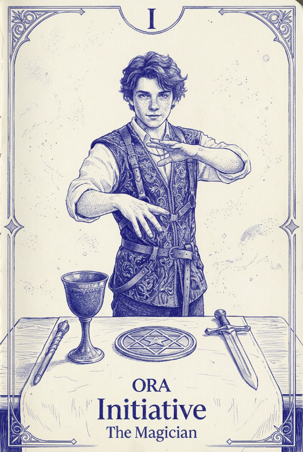 ORA Encre Bleue — Le Magicien