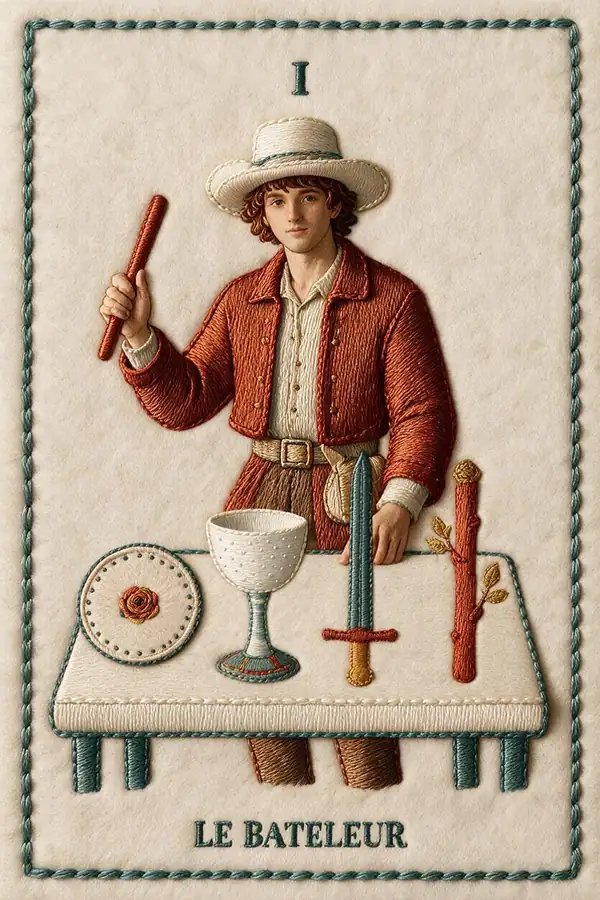 ORA Broderie — Le Bateleur
